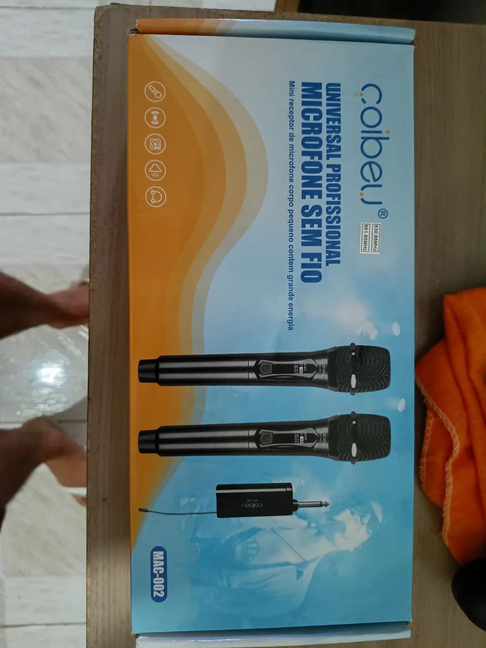Dois microfones sem fio - Foto 2