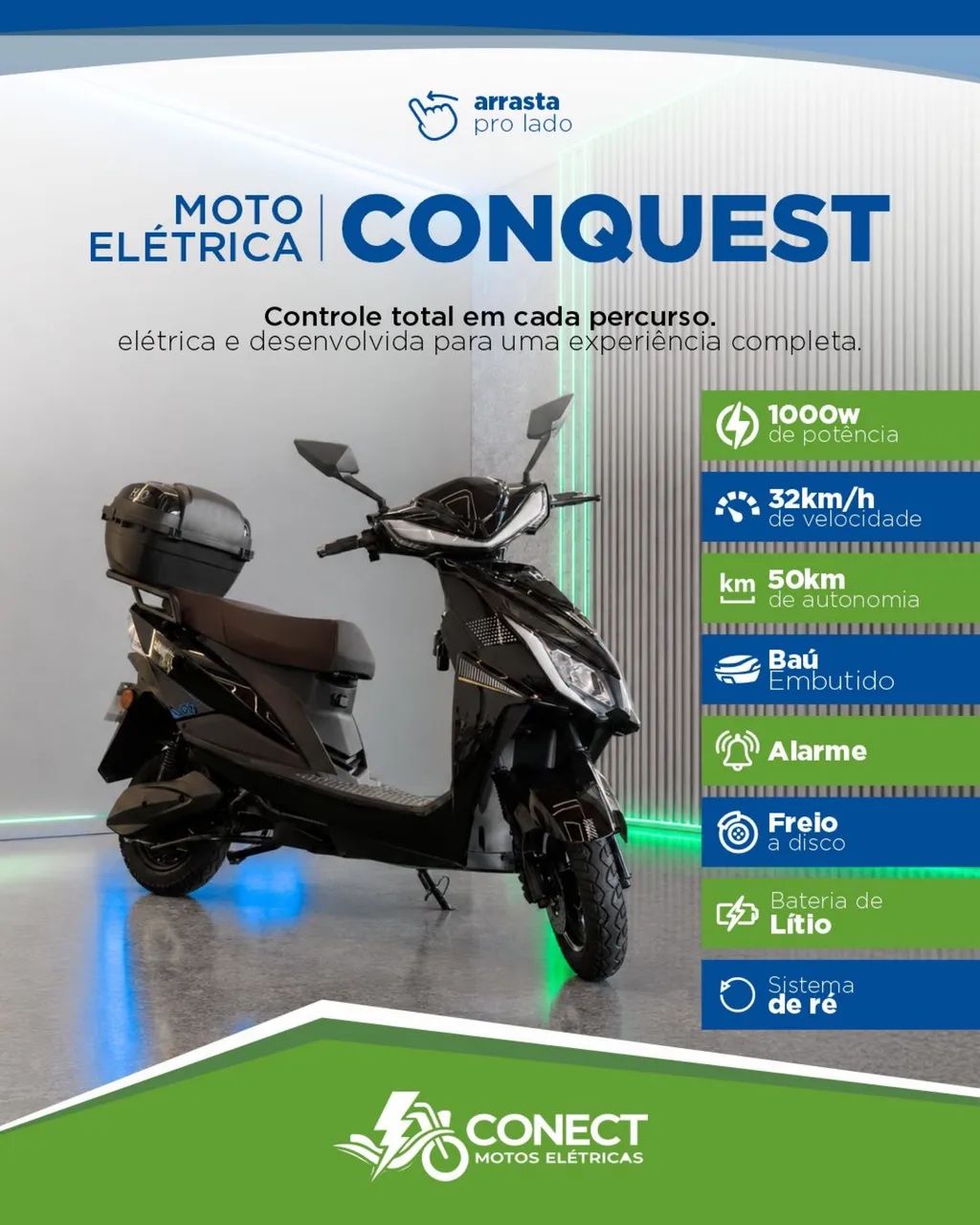 Moto elétrica conquest - Foto 3