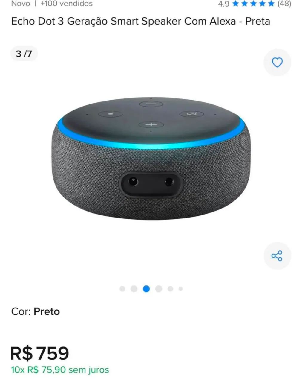 Alexa echo dot 3 - Foto 2