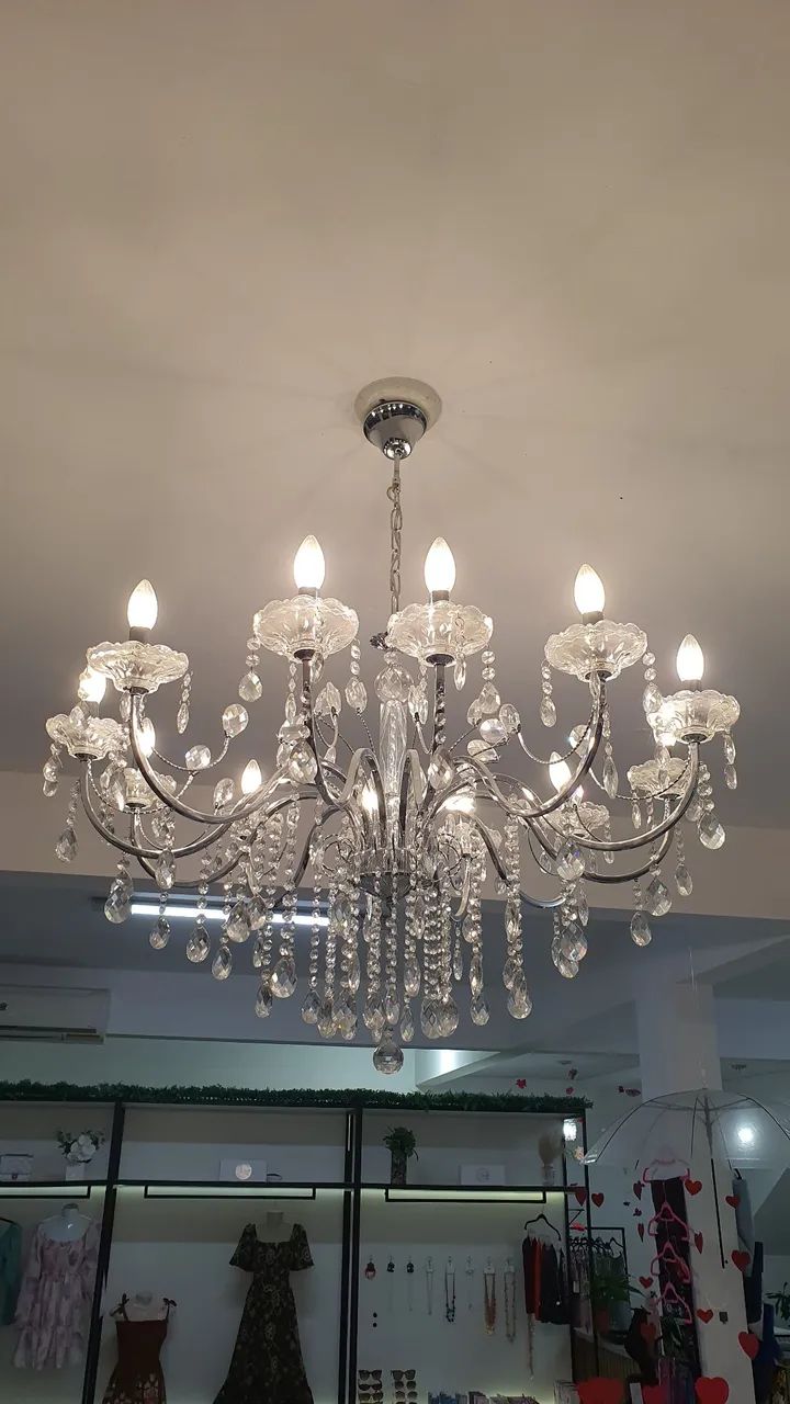 Lustre Cristal Clássico 