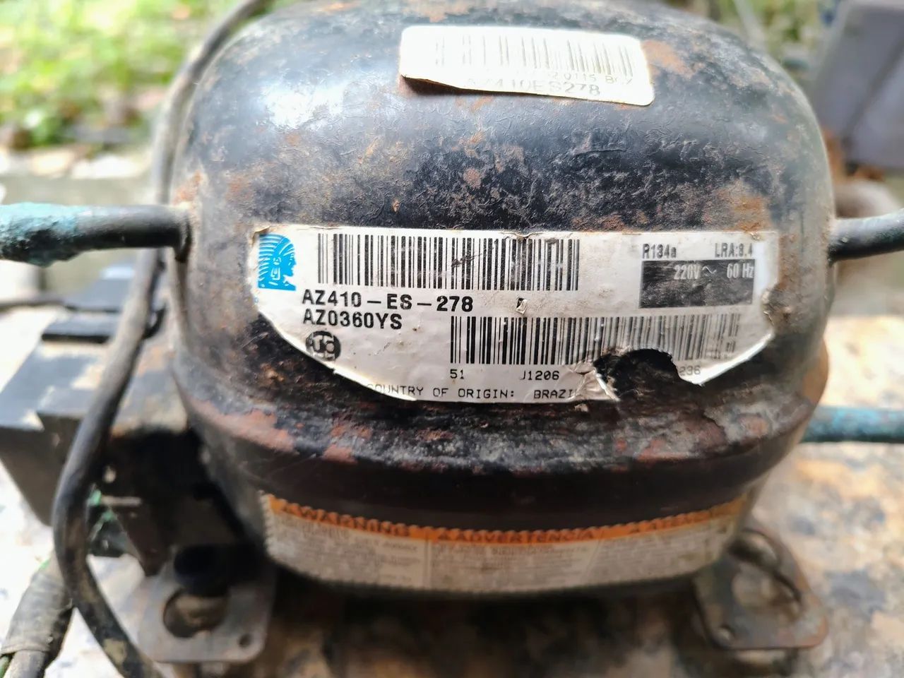 COMPRESSOR TECUMSEH 1/10 R-134 220V