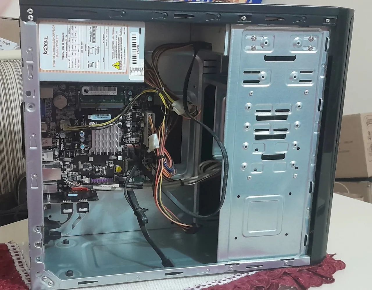 PC BioStar J1800 NH Incompleto Funcionando SO Linux - Foto 5