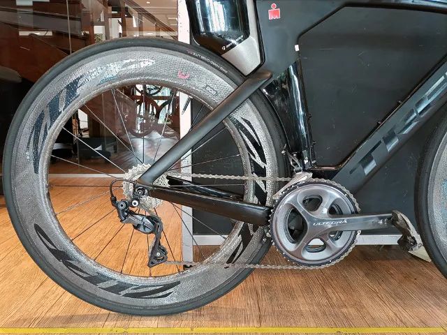 Bicicleta usada Trek Speed Concept (tamanho M) - Foto 4