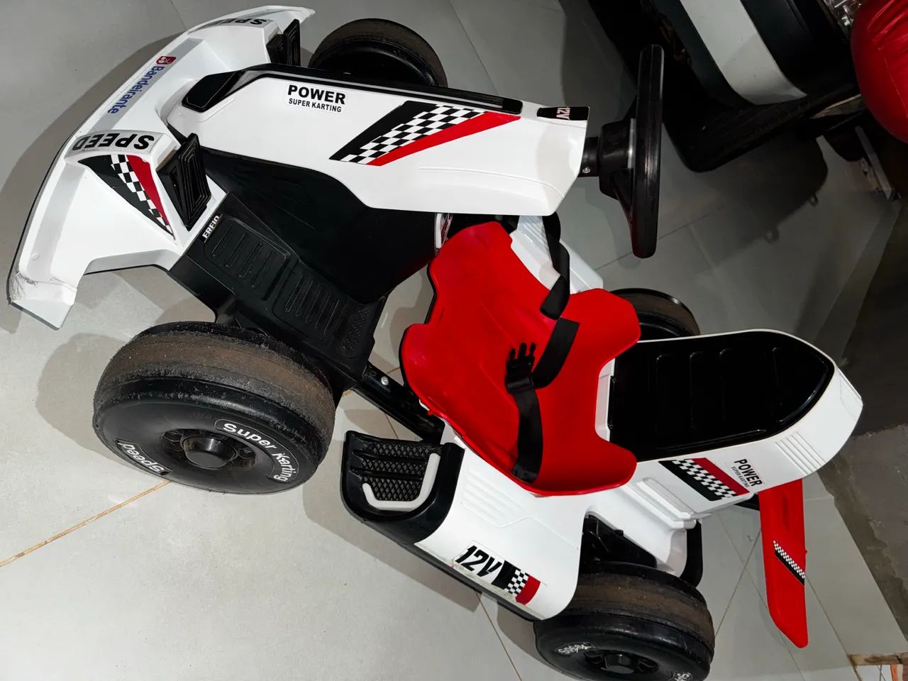 CARRINHO KART ELÉTRICO BANDEIRANTE 12v - Foto 4