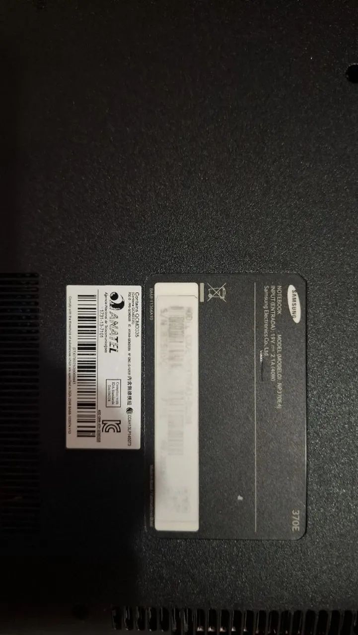 Notebook Samsung 370E (NP370E4J) - Funcionando perfeitamente (Precisa de SSD) - Foto 3
