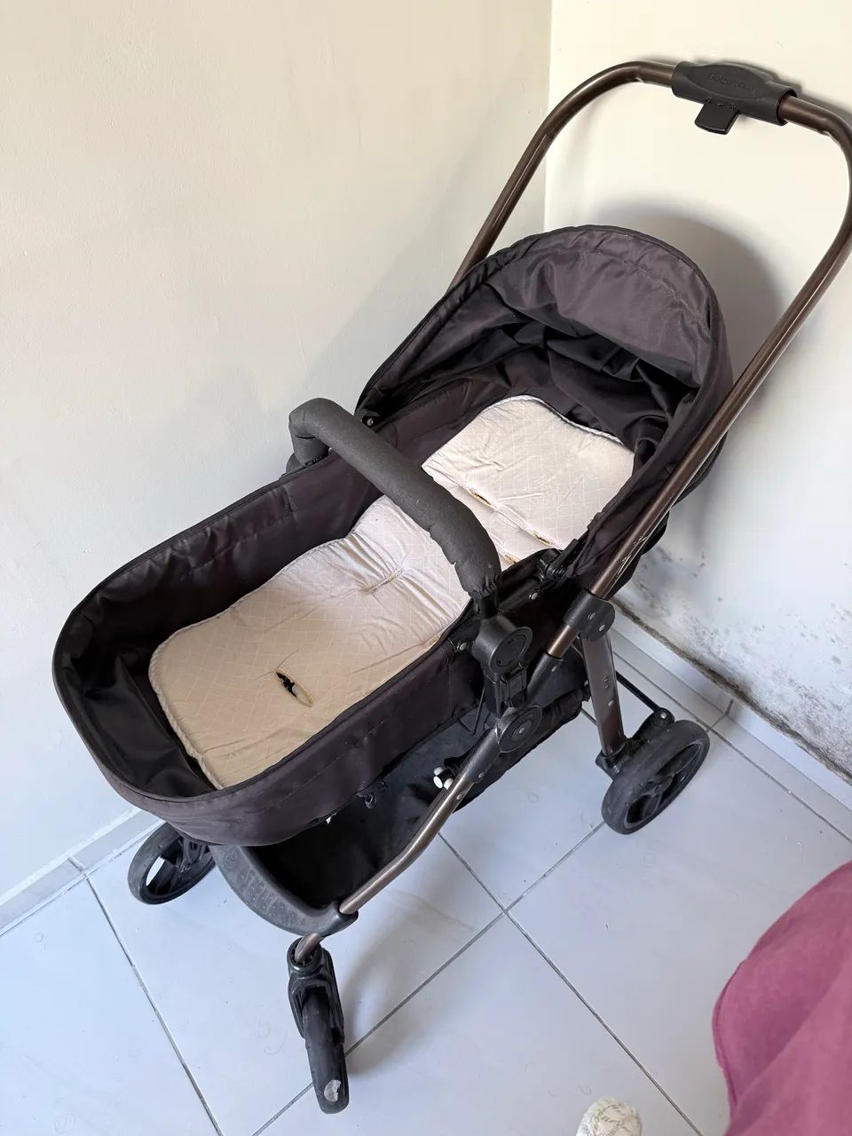 Carrinho de bebê Galzerano Moisés - Foto 3