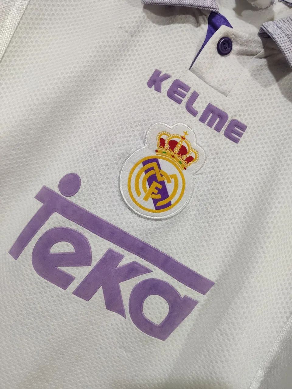 Camisa Real Madrid 1997/1998 Roberto Carlos Kelme G - Foto 3