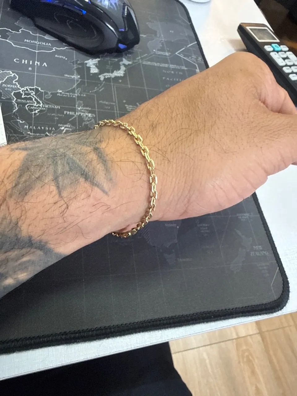 Pulseira de ouro 18k