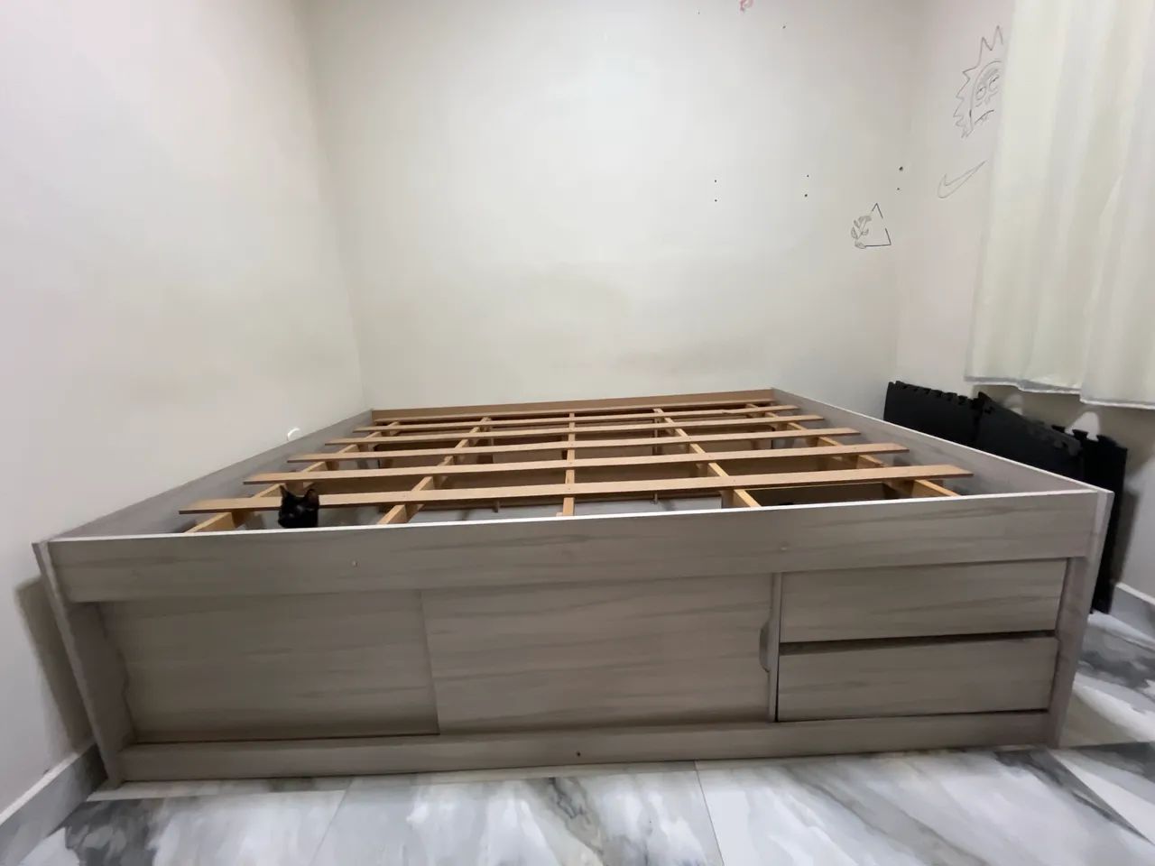 Cama de casal padrão com compartimentos - Foto 2