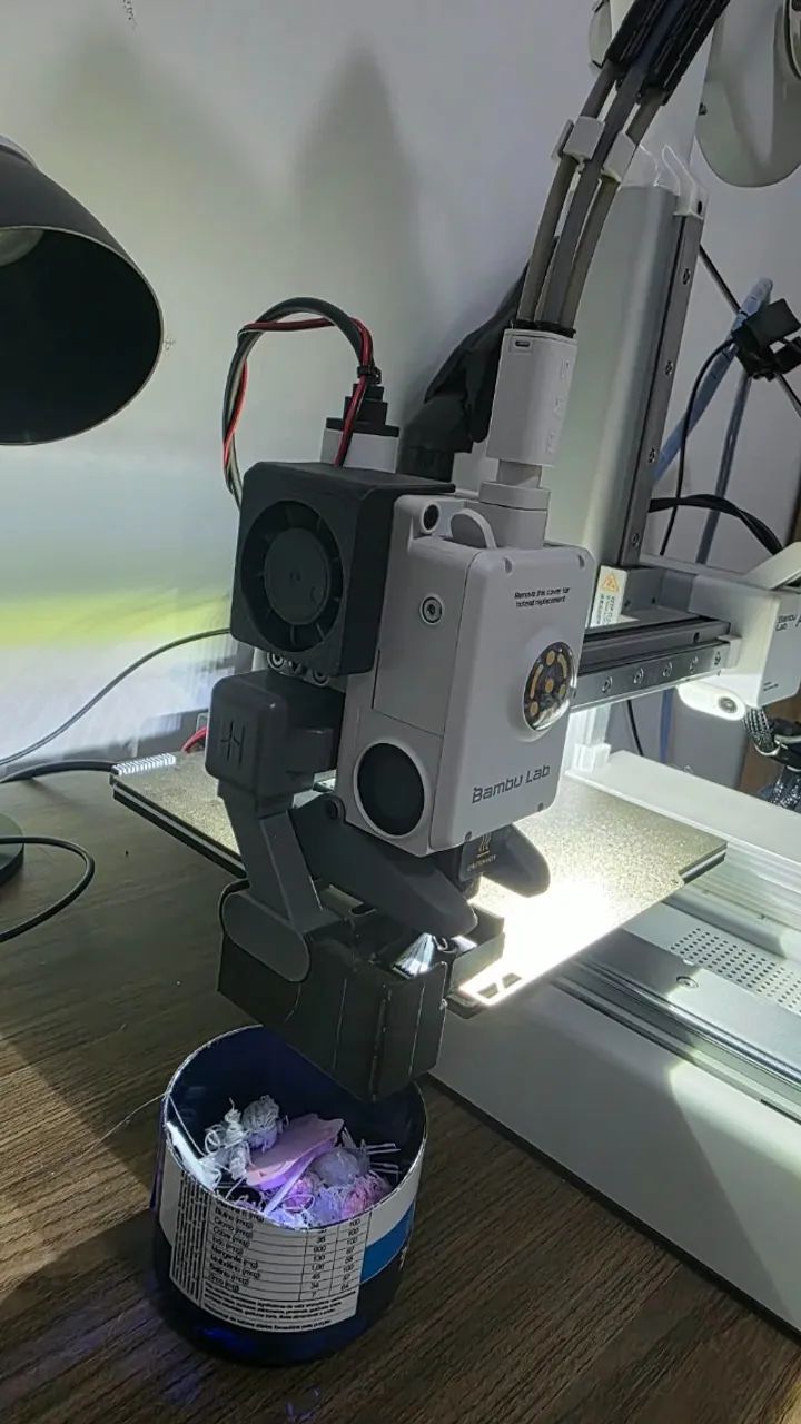 impressora 3d bambu lab A1 mini AMS lite seminova - Foto 3