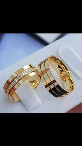 Alianças em Ouro 18k , Fabricação personalizada - Foto 3