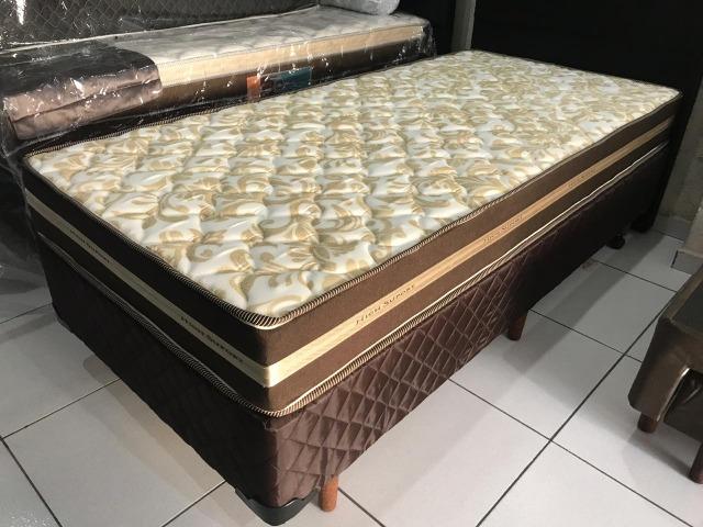Cama box Solteiro Espuma D-45 Hellen - Peça Nova! - Foto 2