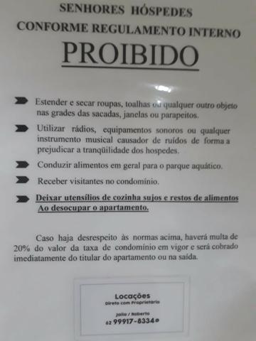 Apto Condomínio Eldorado Thermas Park em Caldas Novas Go - Foto 12
