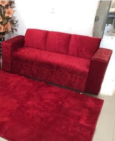 Sofá 3 Lugares Suede Novo Promoção - Foto 5