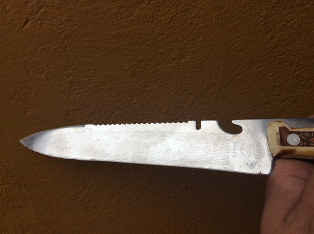 Faca Tramontina antiga pesca - Foto 6