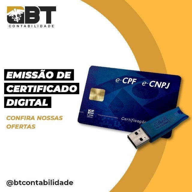 Emissão online do Certificado Digital eCNPJ através do eCPF A3