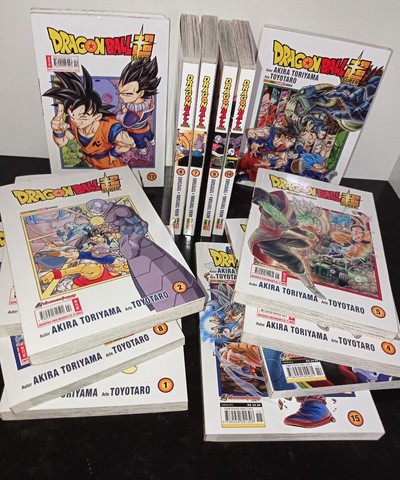 Coleção Dragon Ball Super 1 Ao 18 Completo - Escorrega o Preço