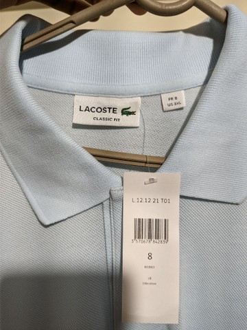 polo lacoste azul bebe