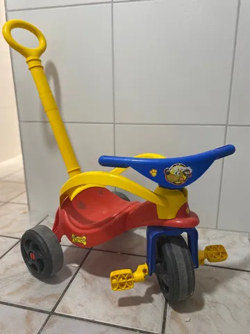 Triciclo Infantil Cachorrinho com Empurrador Xalingo - xalingo