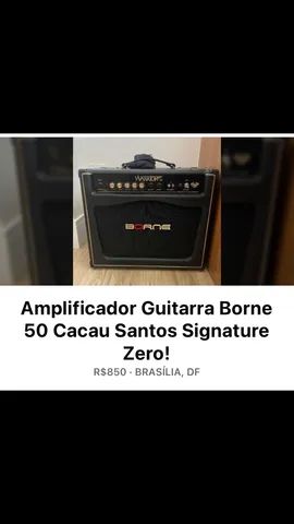 Amplificador Guitarra Cubo Borne 50 Cacau Santos 
