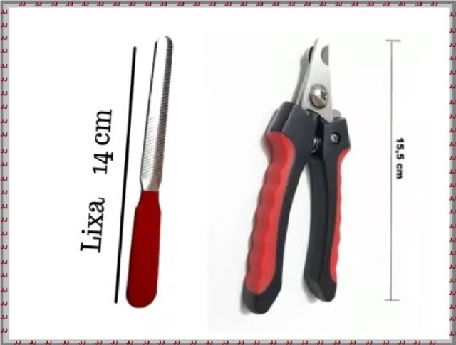 Kit cortador e lixa para pets - Cães e gatos - Foto 3