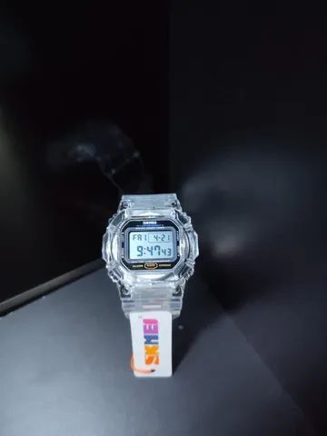 Relógio Skmei Transparente - Prova Dágua 5ATM
