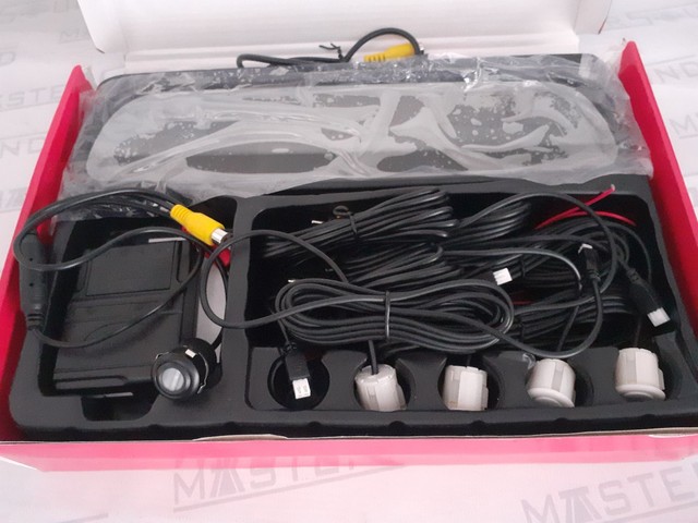 Kit. Espelho retrôvisor com câmera de ré. ?  sensor de estacionamento. 4 pontos. - Foto 3