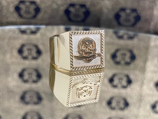 Anel em Ouro 18K 750 18 gramas - Foto 3
