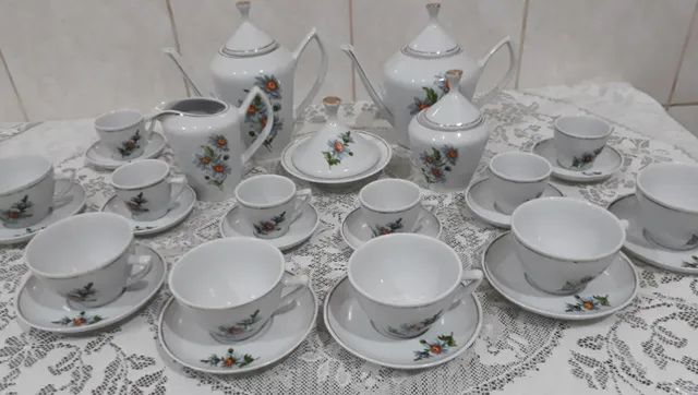 Antigo Jogo Café Ou Chá Porcelana Japonesa Meito (cod. 80)