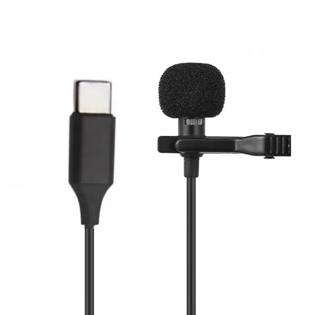 Microfone de Lapela com Clipe Profissional Type-C GL-121 - 301 - Foto 2