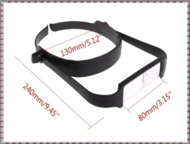 Lupa de cabeça Tk 600 zom 2,5 - Verde - Foto 2