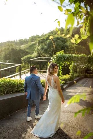 Vestido de noiva semi sereia  - Foto 4