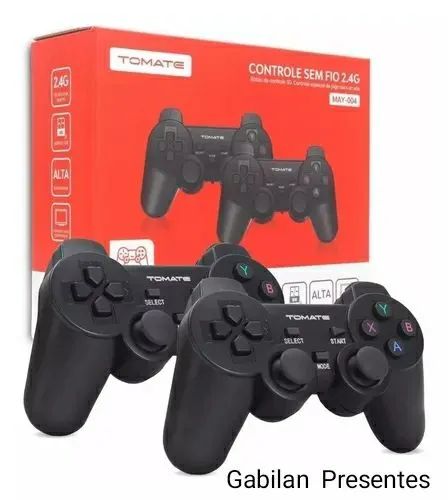 02 controles sem fio via USB 