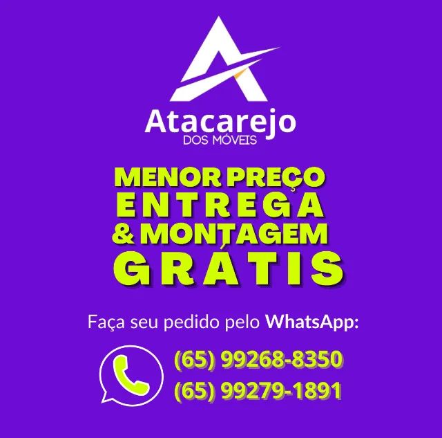 Guarda Roupa Com Espelho Entrega e Montagem Grátis  - Foto 3