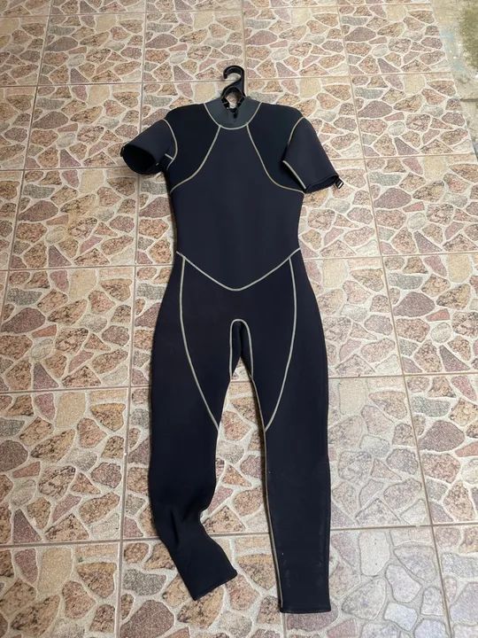 Roupa mergulho manga curta 