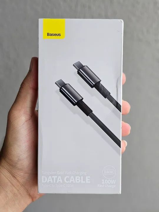 Cabo USB-C para USB-C Baseus 100W - Carregamento Rápido