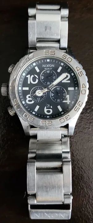 Relógio Nixon 42 20 Chromo / black - Foto 4