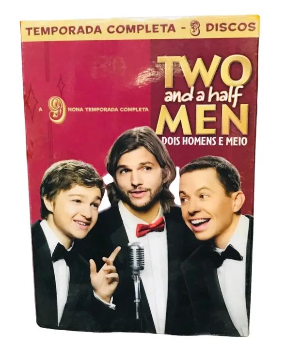 Dvd box série Two And a Half Men Original-9 temporada(Luva plastificada!)