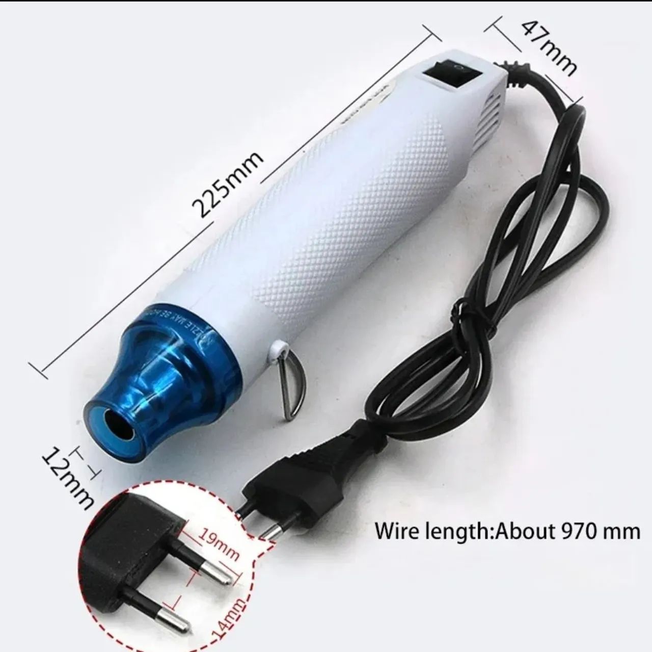 Secador de Cabelo 1000W - Preto - Foto 5