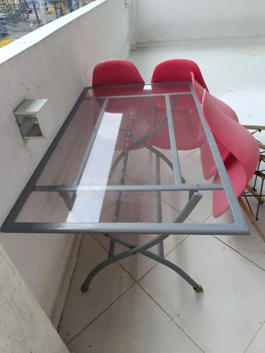 Mesa metal e vidro  - Foto 2