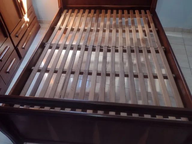Cama Casal Madeira Maciça