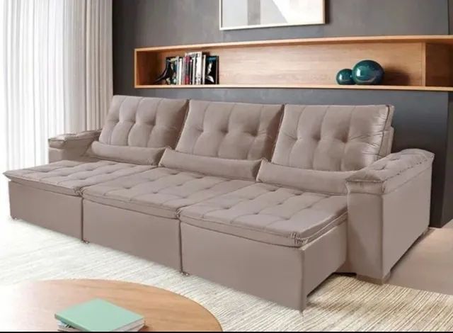 Sofá Retrátil e Reclinável 2,90MT ( novo )  - Foto 2