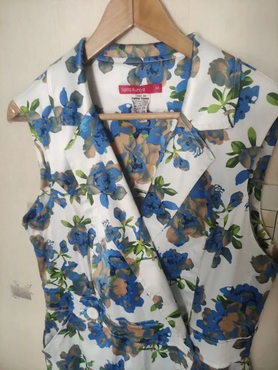 Talita kume vestido transpassado 44 - Foto 2