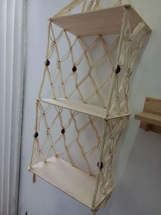 Prateleira redinha suspensa  - Foto 2