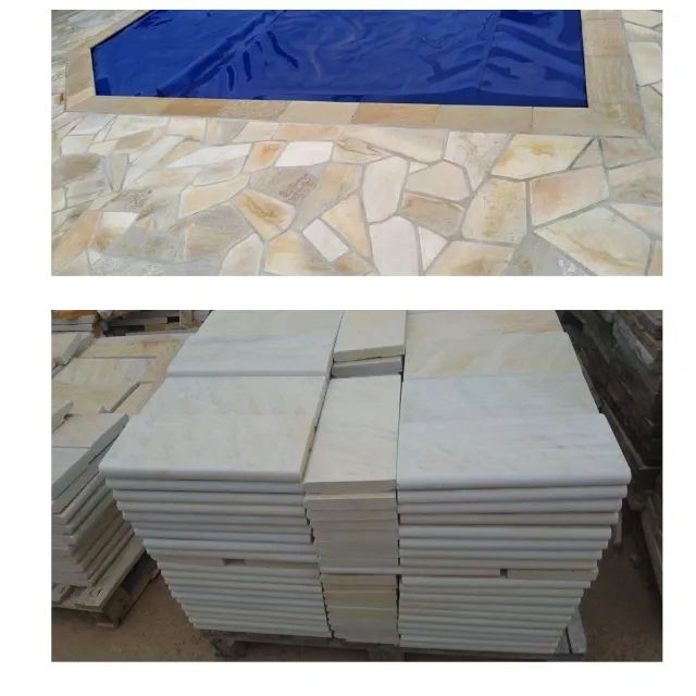 Borda de Piscina em Pedra Legítima São Tomé - Foto 2