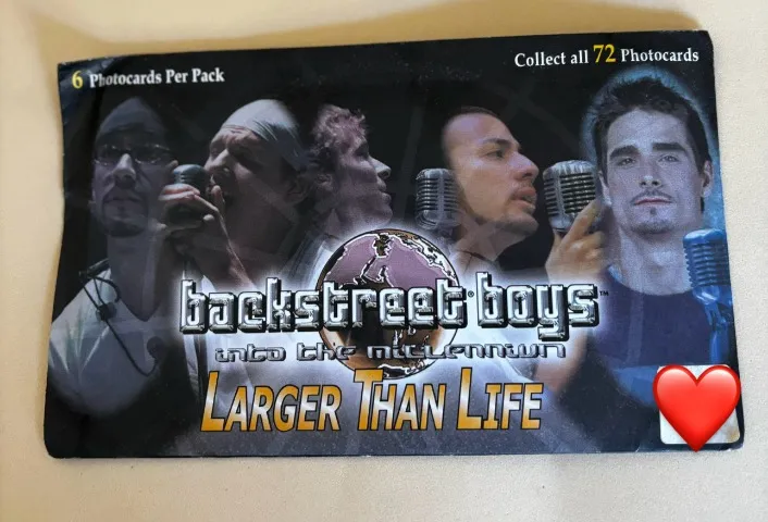 Cards - Backstreet Boys - Into the Millennium-Larger than Life- Foto Card-Alta qualidade