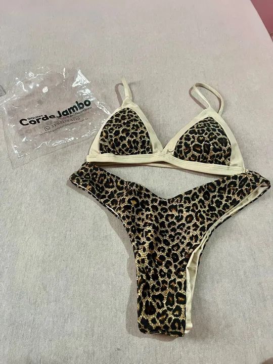 Biquíni animal print (novo) - Foto 3