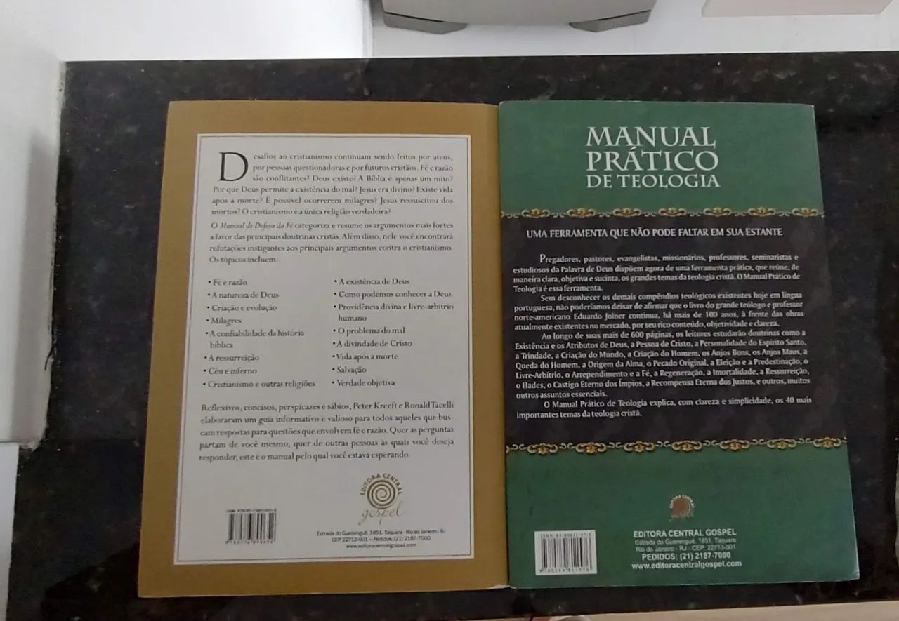 Livros de Teologia: Manual de Defesa da Fé e Manual Prático de Teologia - Foto 2