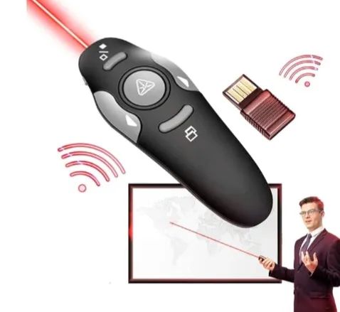 Apresentador Slider Apontador Laser PowerPoint Controle Sem Fio - Foto 2