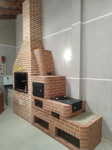 Churrasqueira tijolo a vista  - Foto 3